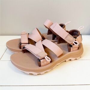 Merrell Women's Speed Fusion Sport RMX Sandal Tan Rose Size 6